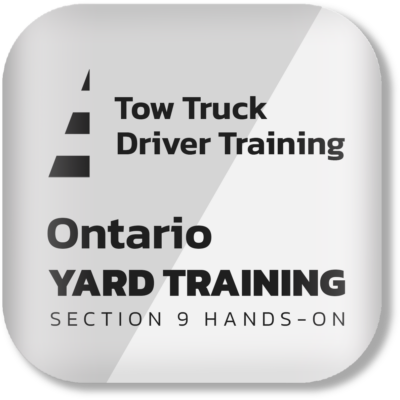 Tow Truck Driver Training Ontario Tow Truck Driver Yard Training course button.